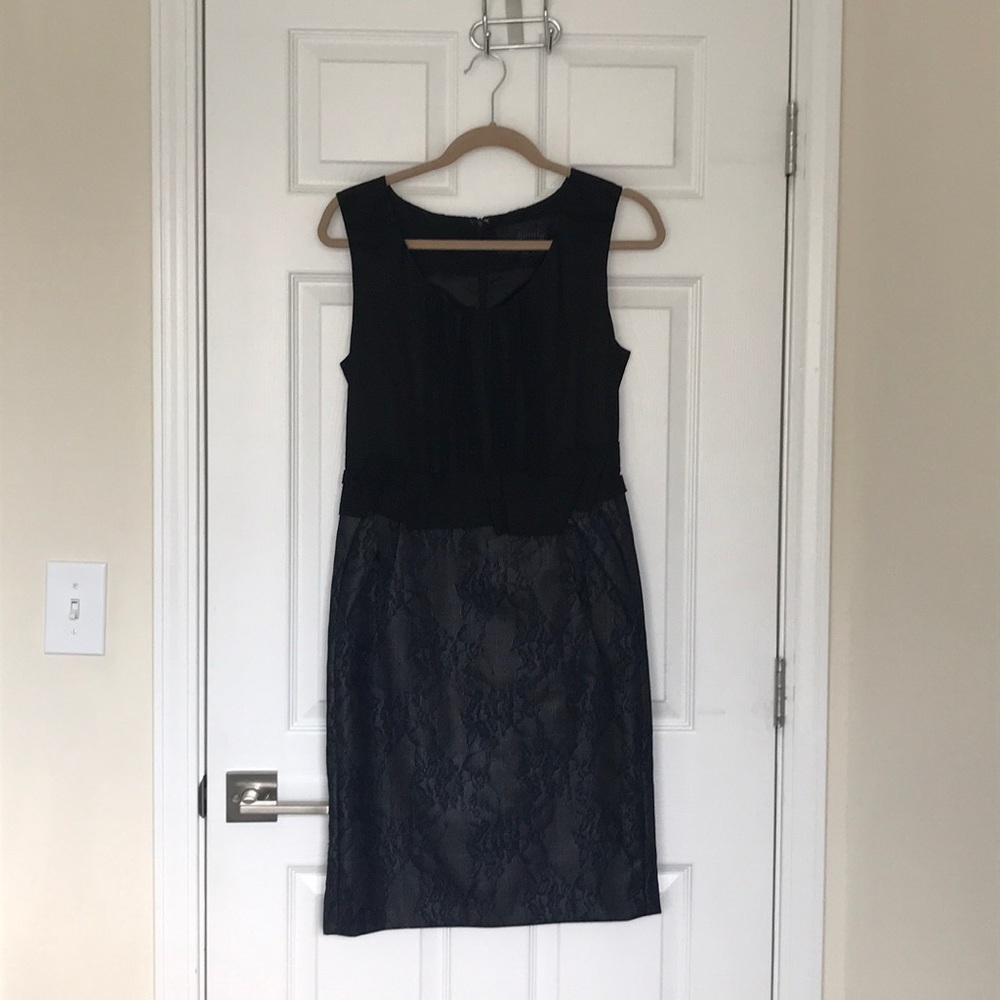 Hanii Y handcrafted brocade cocktail dress